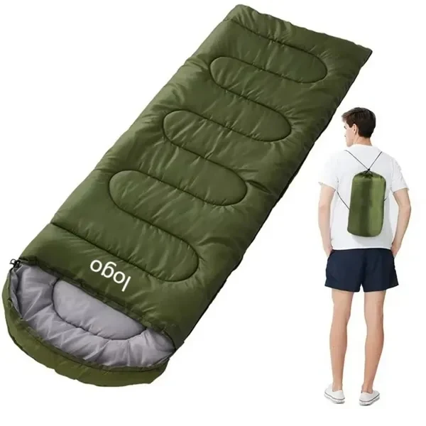 Sleeping Bag, 3 Seasons for Adults Camping Hiking 1