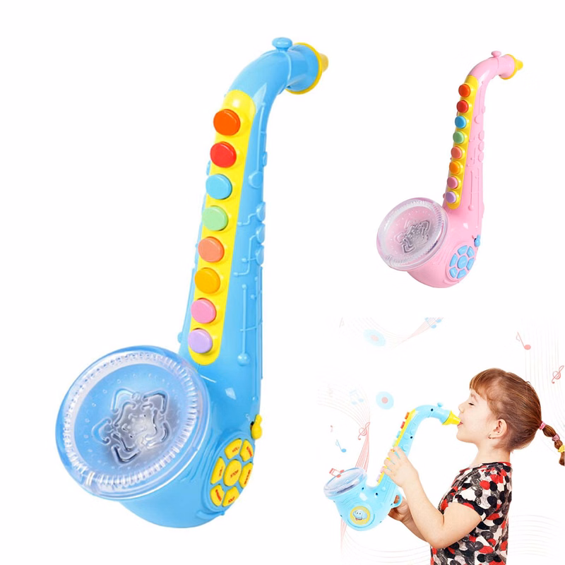 Children's Musical Instrument Saxophone Toy with Lights