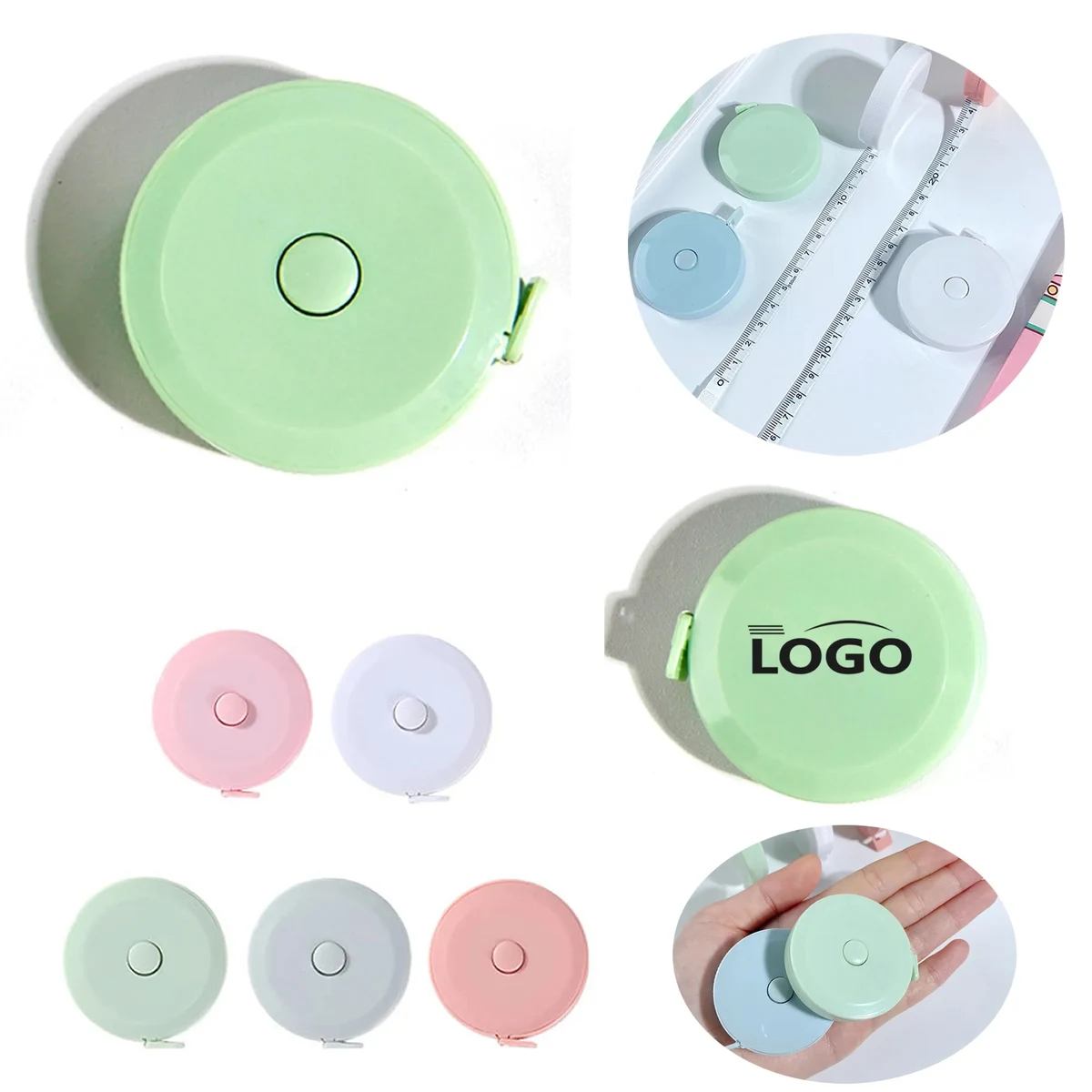 Push Button Measuring Tape Retractable 1