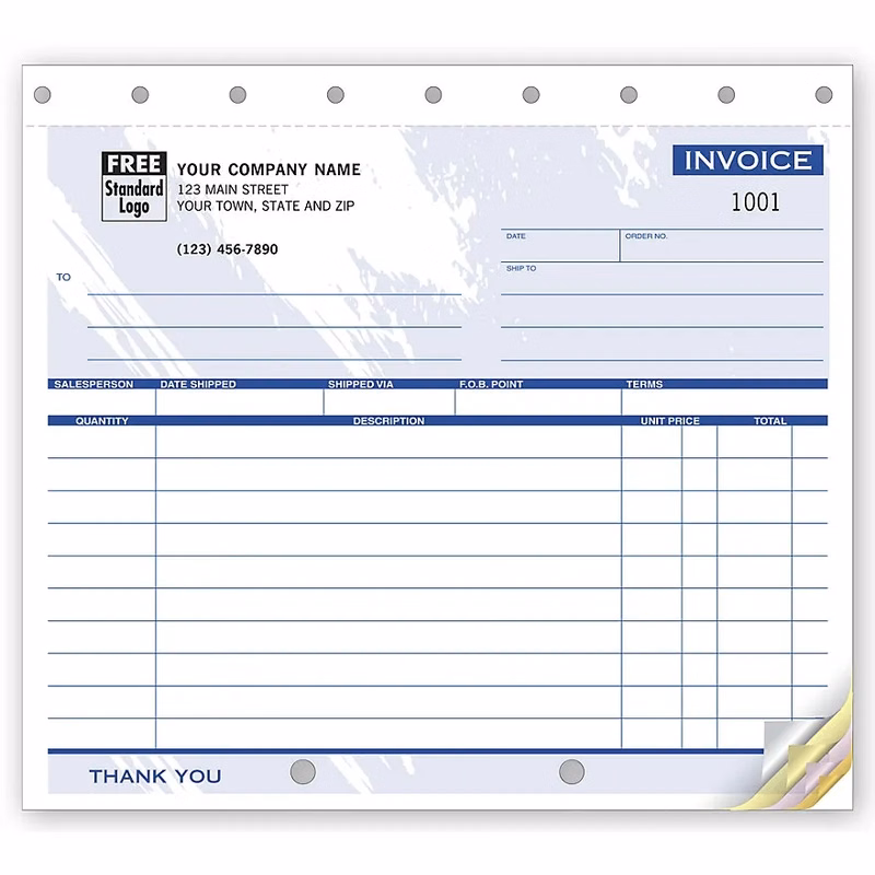 Shipping Invoices - Small, Carbonless