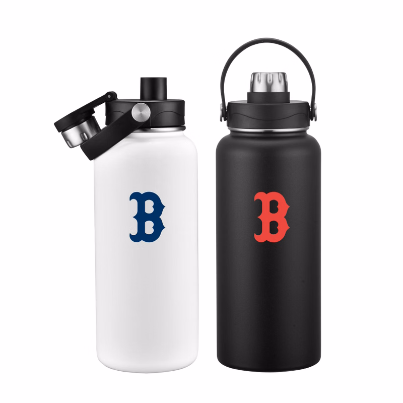 Union Printed - 34 oz Vacuum Water Bottle w/ Screw-on lid