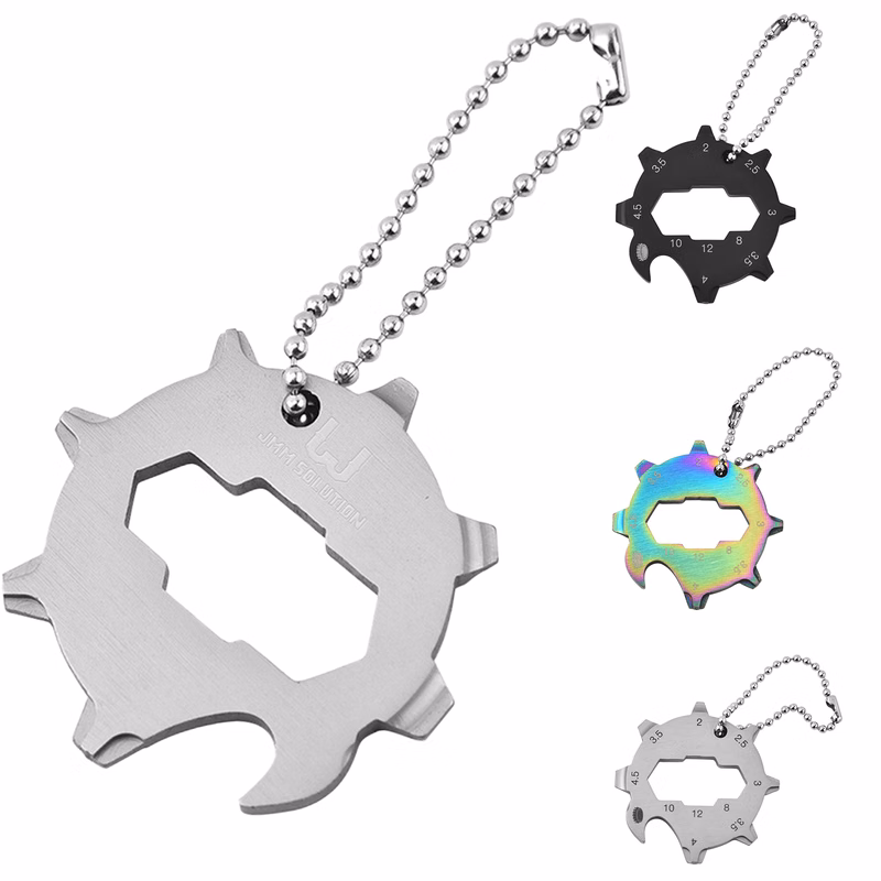 11 in 1 Multi Tool Card Keychain Bottle Opener
