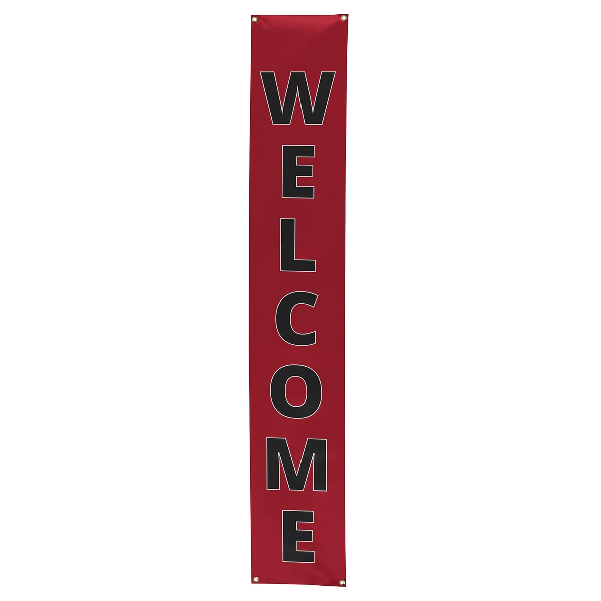 12Wx72L Badge Satin Banner 1