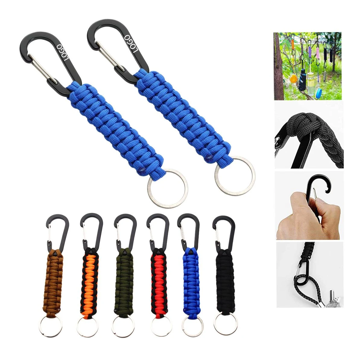 Paracord Carabiner Keychain 1