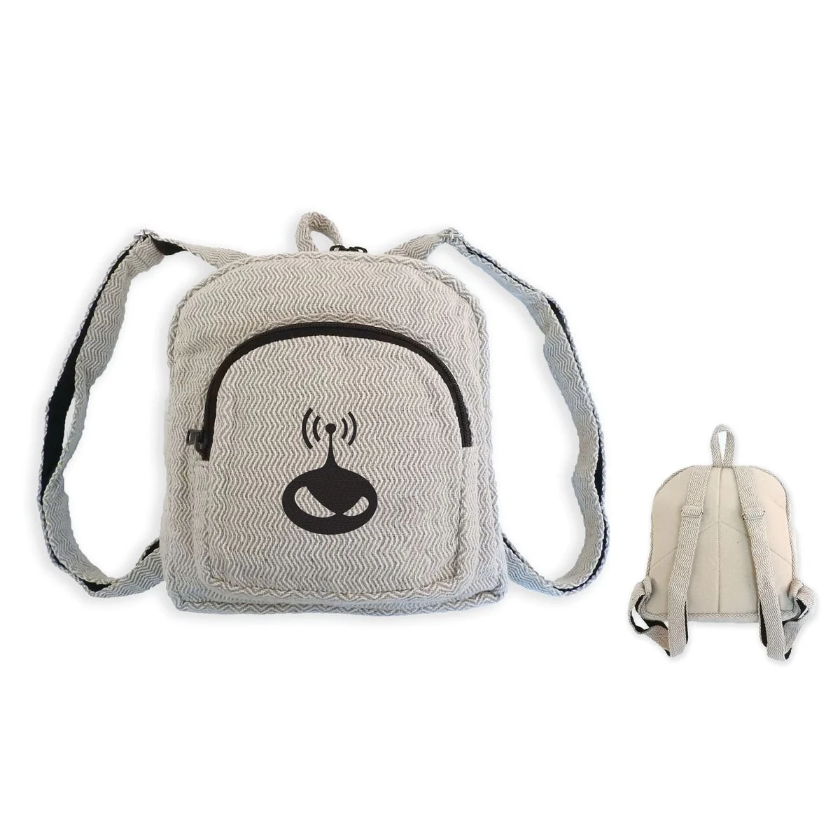 "Asha" Hemp/Cotton Mini Backpack 1