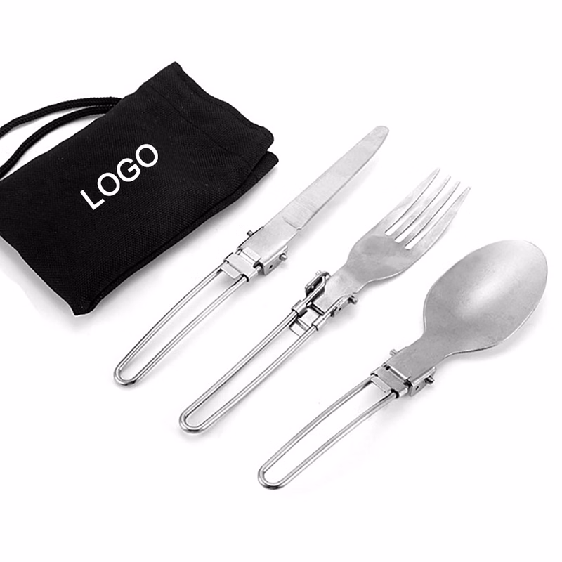 Stainless Steel Foldable Cutlery 3PCS Set