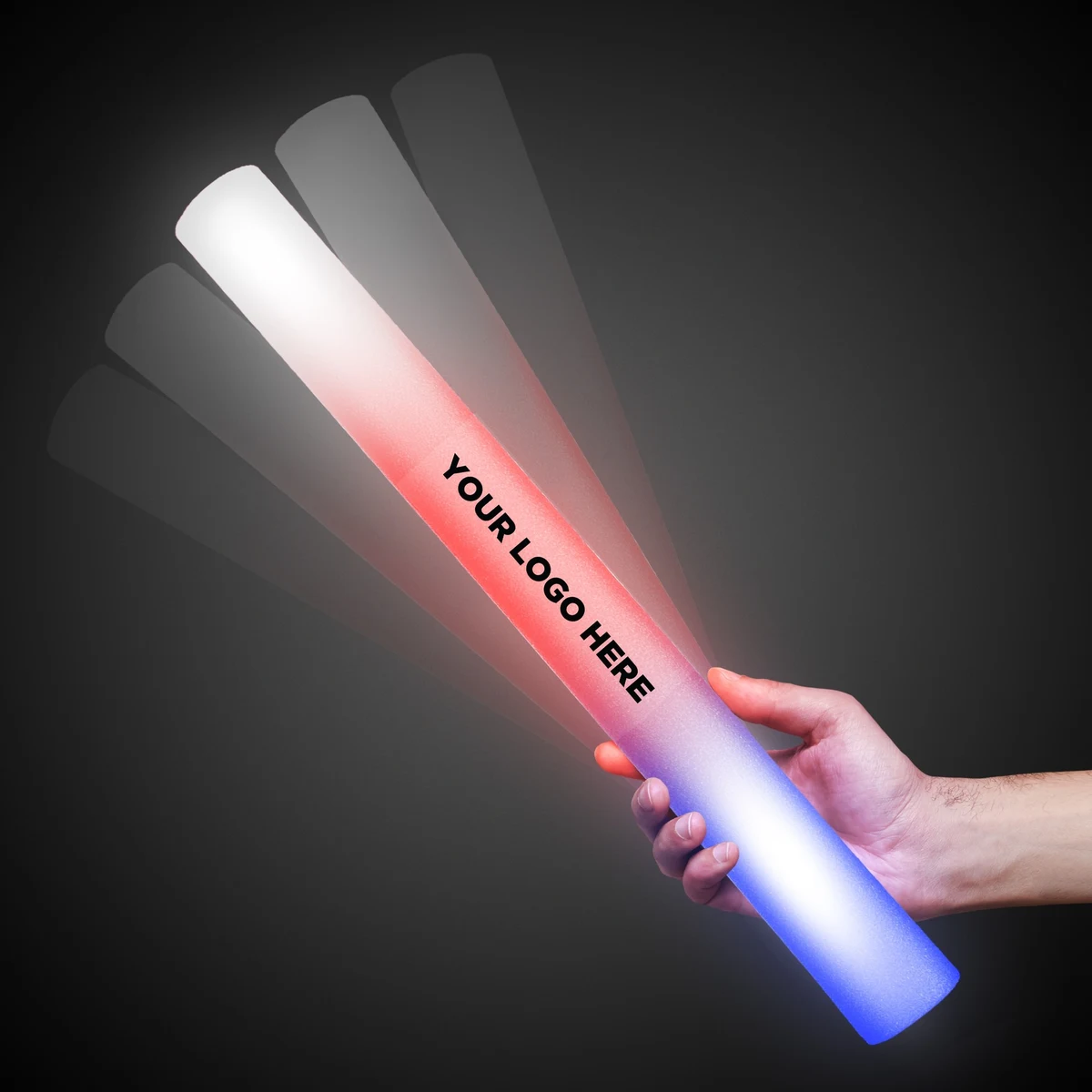 Red/White/Blue LED 16 Inch Lumiton Batons 1