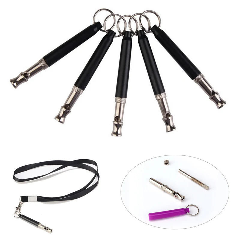 Pet Training Whistle Keychain WithLanyard 1