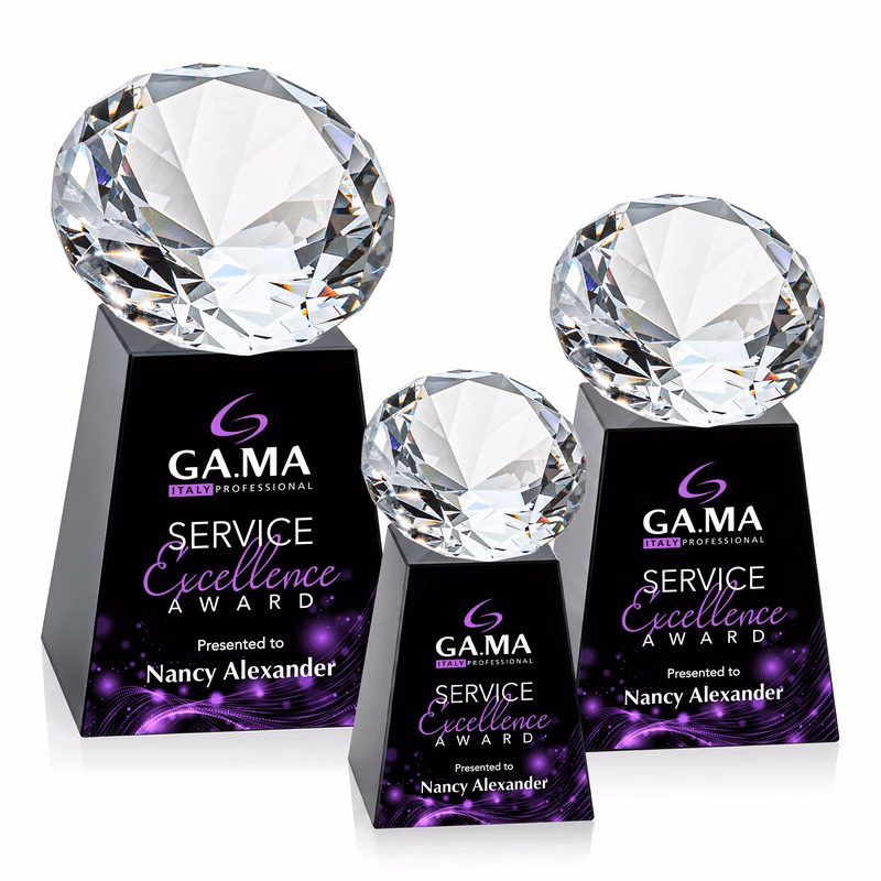 Celestina VividPrint™ Award - Black/Diamond
