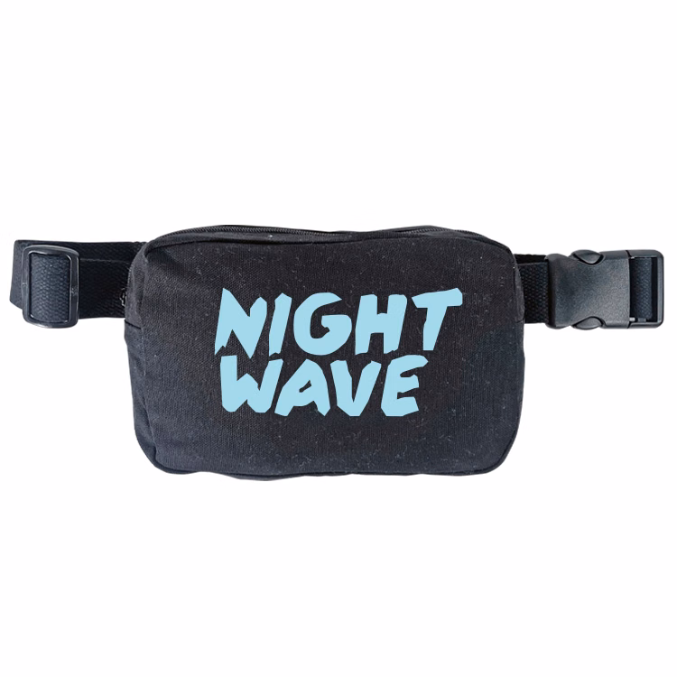 Black Canvas CrossBody Pack