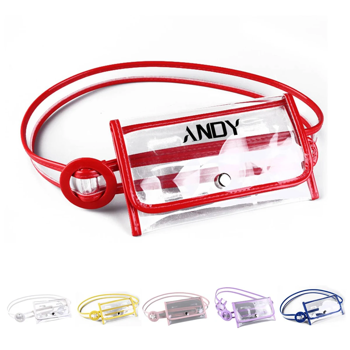 Portable Travel Clear Fanny Belt Pack 1
