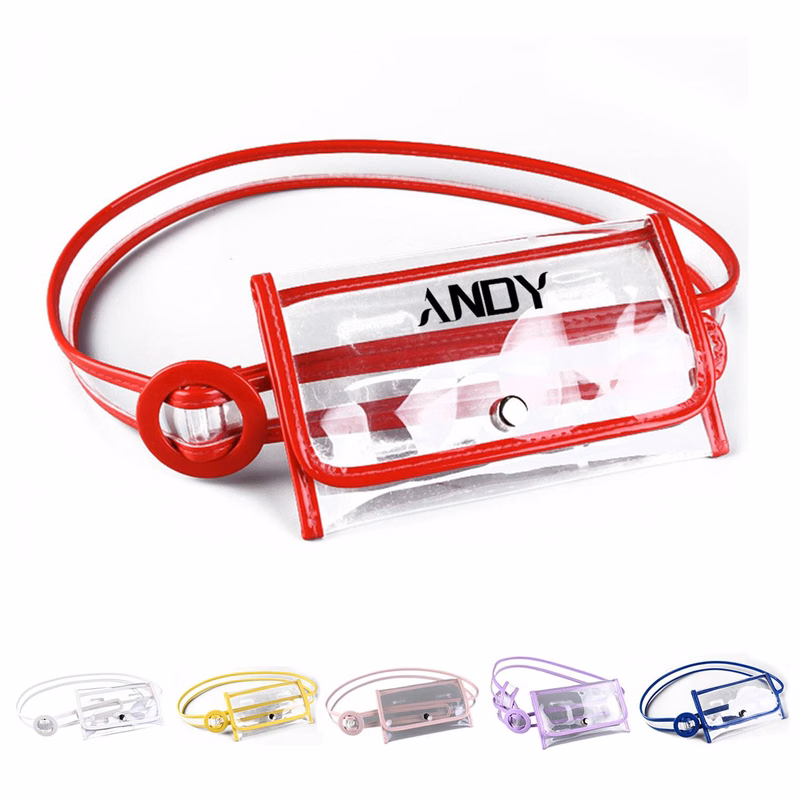Portable Travel Clear Fanny Belt Pack