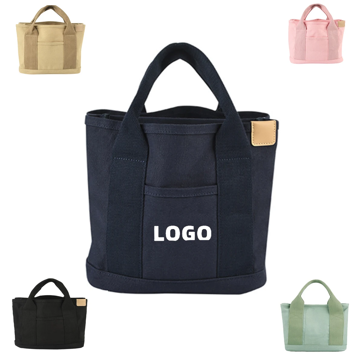 Canvas Purse Tote, custom tote bag with logo imprint 1