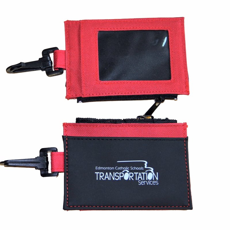 Polyester Zip Wallet With ID Holder