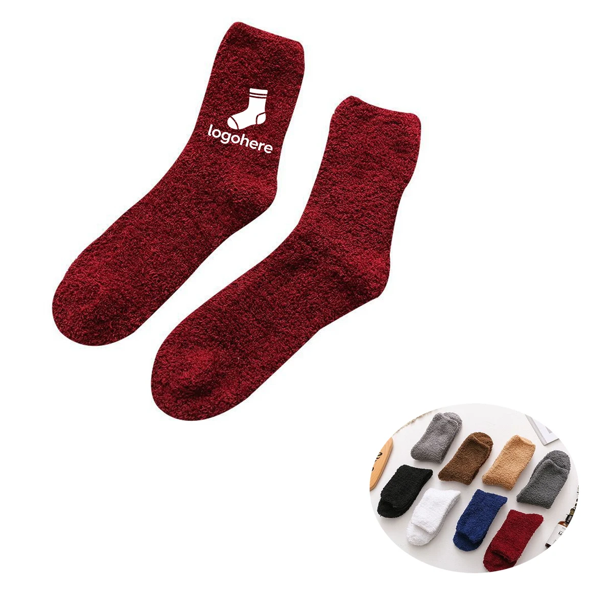 Soft Fleece Cabin Lounge Socks 1