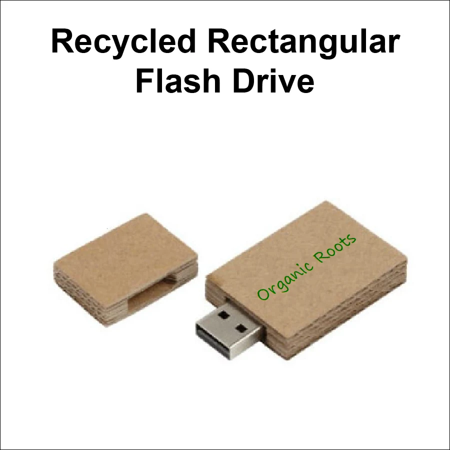 Recycled Rectangular Flash Drive - 32 GB Memory 1