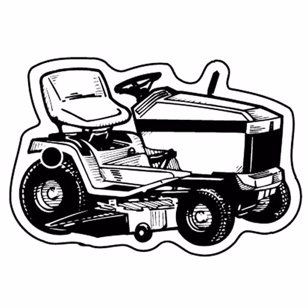 Tractor Mower 7 Key Tag - Spot Color