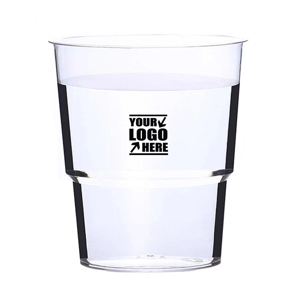 7Oz Step Clear Hard Plastic Cups 1