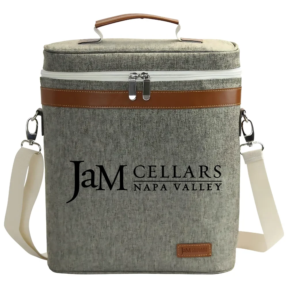 3-Bottle Insulated Wine Tote Carrier 1