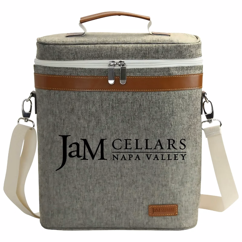 3-Bottle Insulated Wine Tote Carrier