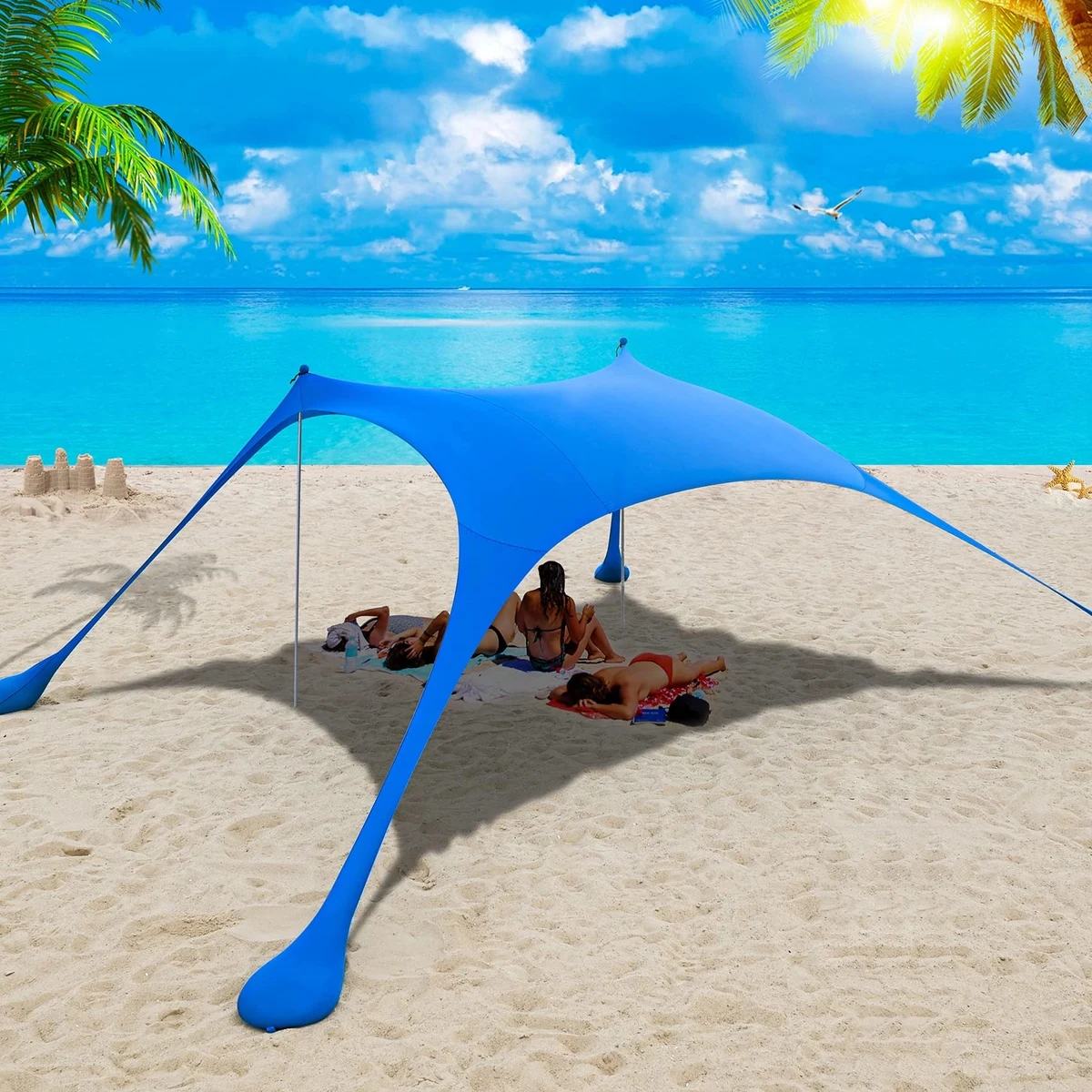 Pop Up Beach Tent Sun Shade for Camping Trips 1
