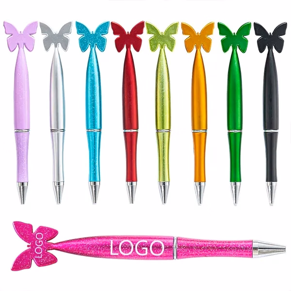 Logo Butterfly decor ballpoint pen