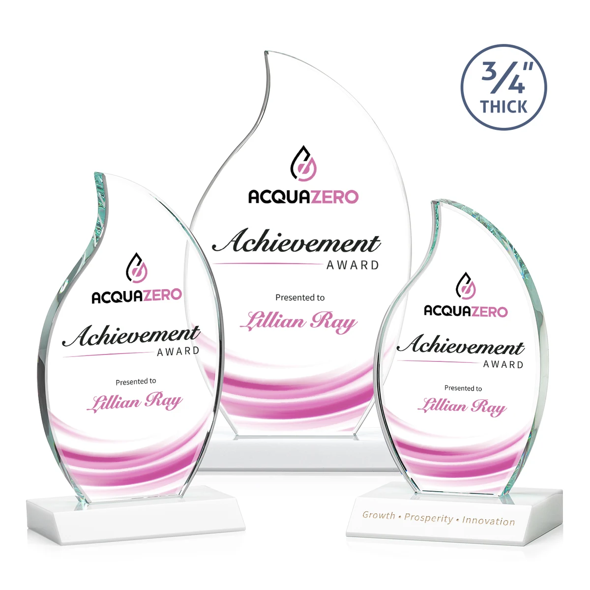 Croydon Flame VividPrint™ Award - White 1