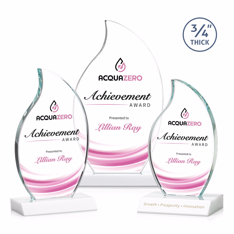 Croydon Flame VividPrint™ Award - White