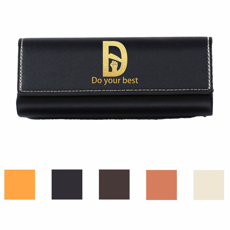 Portable PU Eyeglasses Case