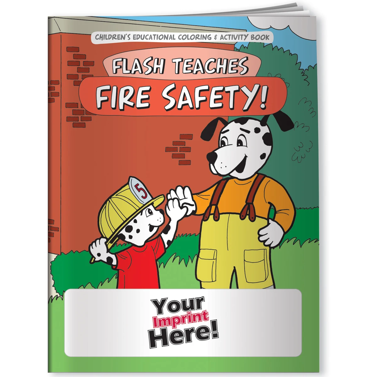Coloring Book - Flash Teaches Fire Safety! 1