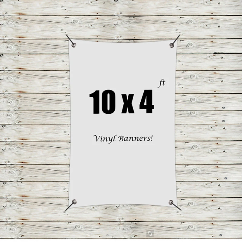 Custom 10' x 4' Vinyl Banners 1