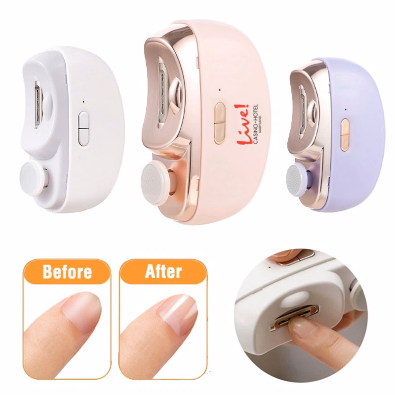 2-in-1 Electric Nail Trimmer And Polisher