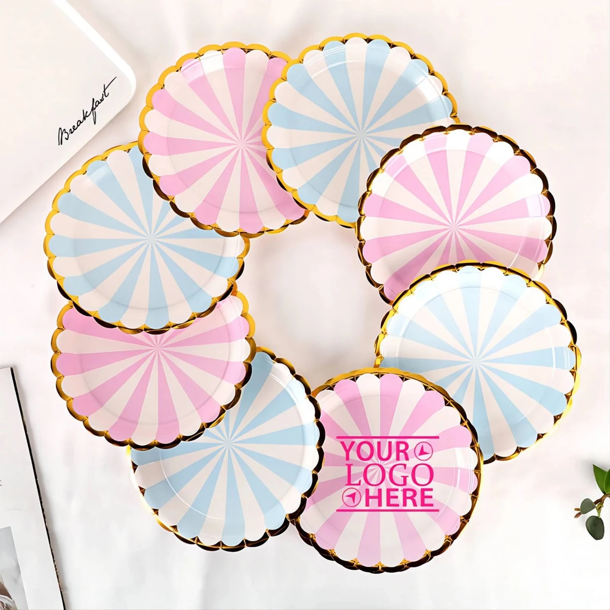 Round Disposable Paper Plates 1