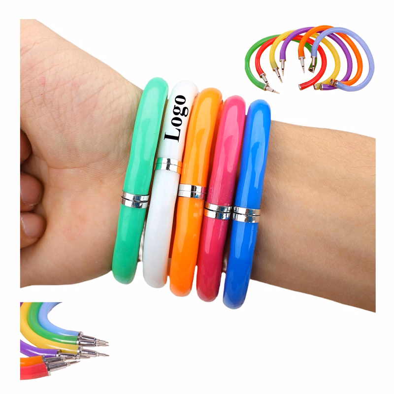Curved Plastic Bracelet Pen