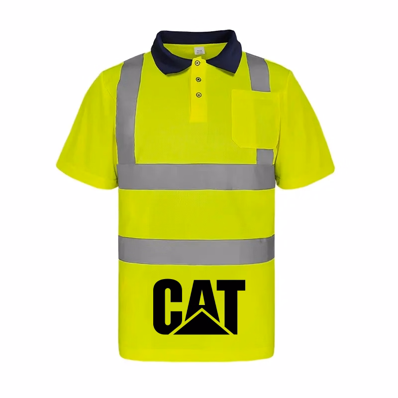 Class 2 Hi-Vis Short Sleeve Safety Polo Shirts