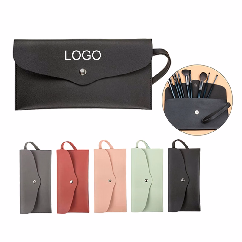 PU Leather Triangular Makeup Bag