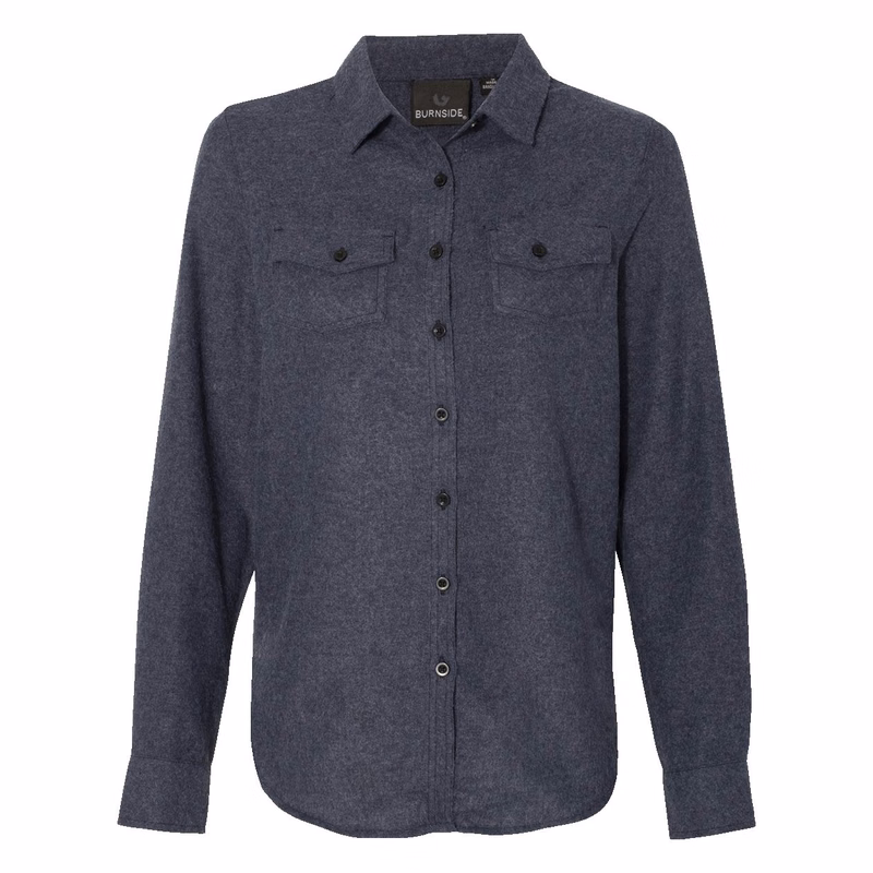 Women's Solid Flannel Shirt - 5200