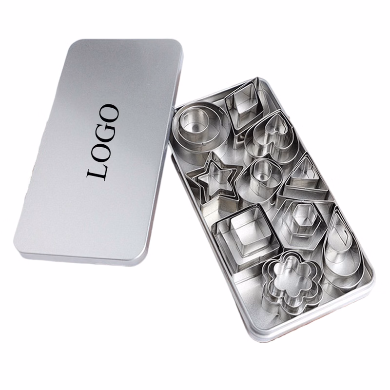 30PCS Stainless Steel Cookie Cutter Mold Set - Customized Logo
