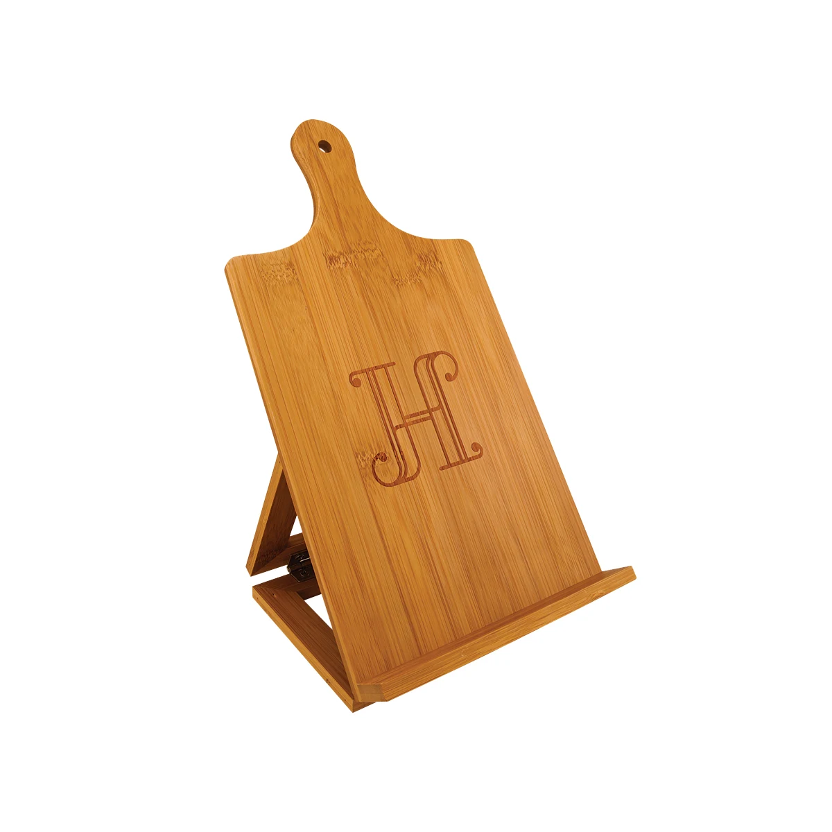 7 " x 13 " Bamboo Standing Chef's Easel 1