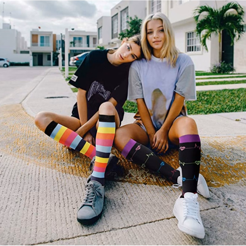 Customizable Knee-High Performance Sock