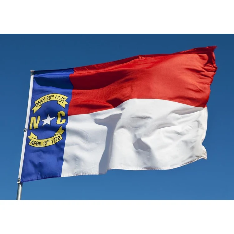 North Carolina State Flag - 4' x 6' - Polyester 1