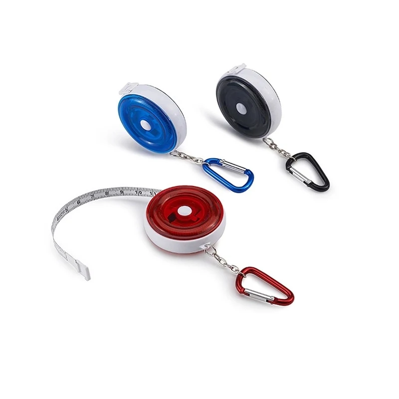 Round Tape Measure With Carabiner 1