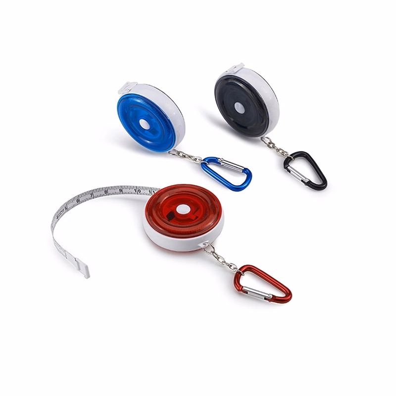Round Tape Measure With Carabiner