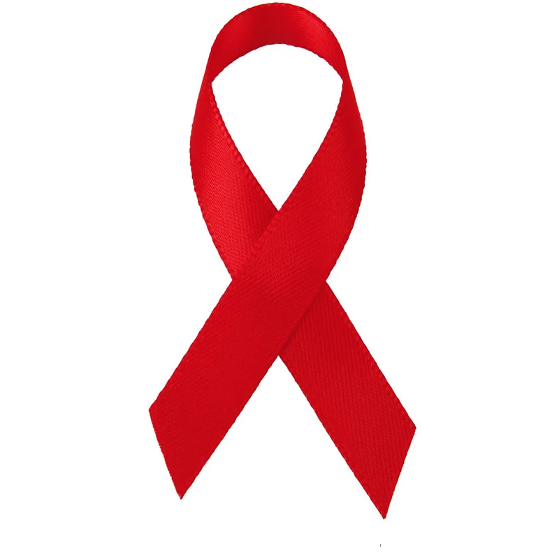 Unimprinted looped and pinned awareness ribbon 1