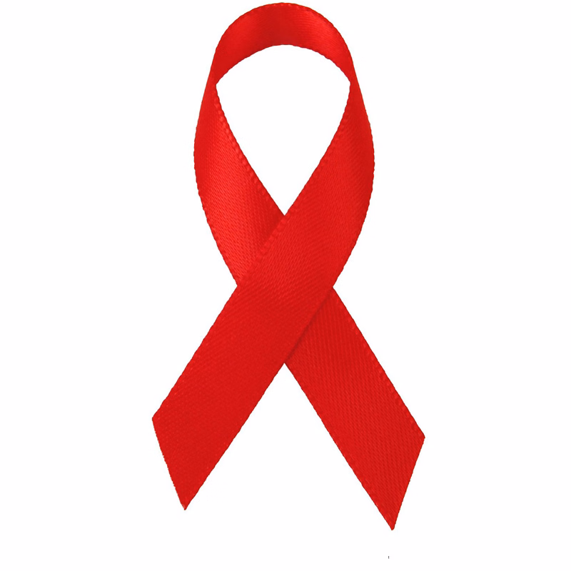 Unimprinted looped and pinned awareness ribbon