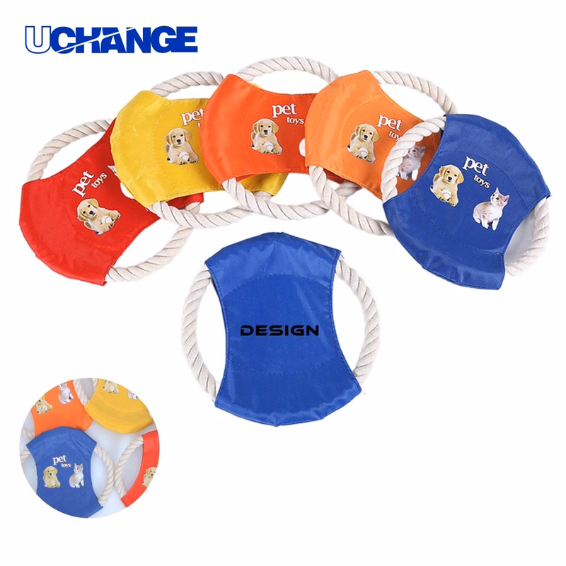 Cotton Rope Flying Disc Dog Chew Toy