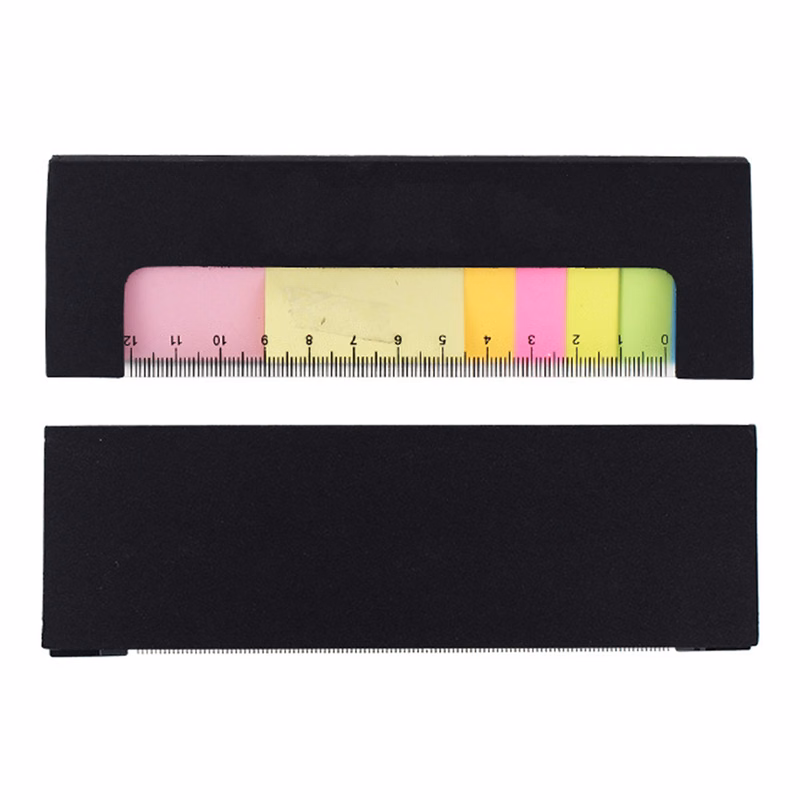 Sticky Note Paper Booklet w/Ruler