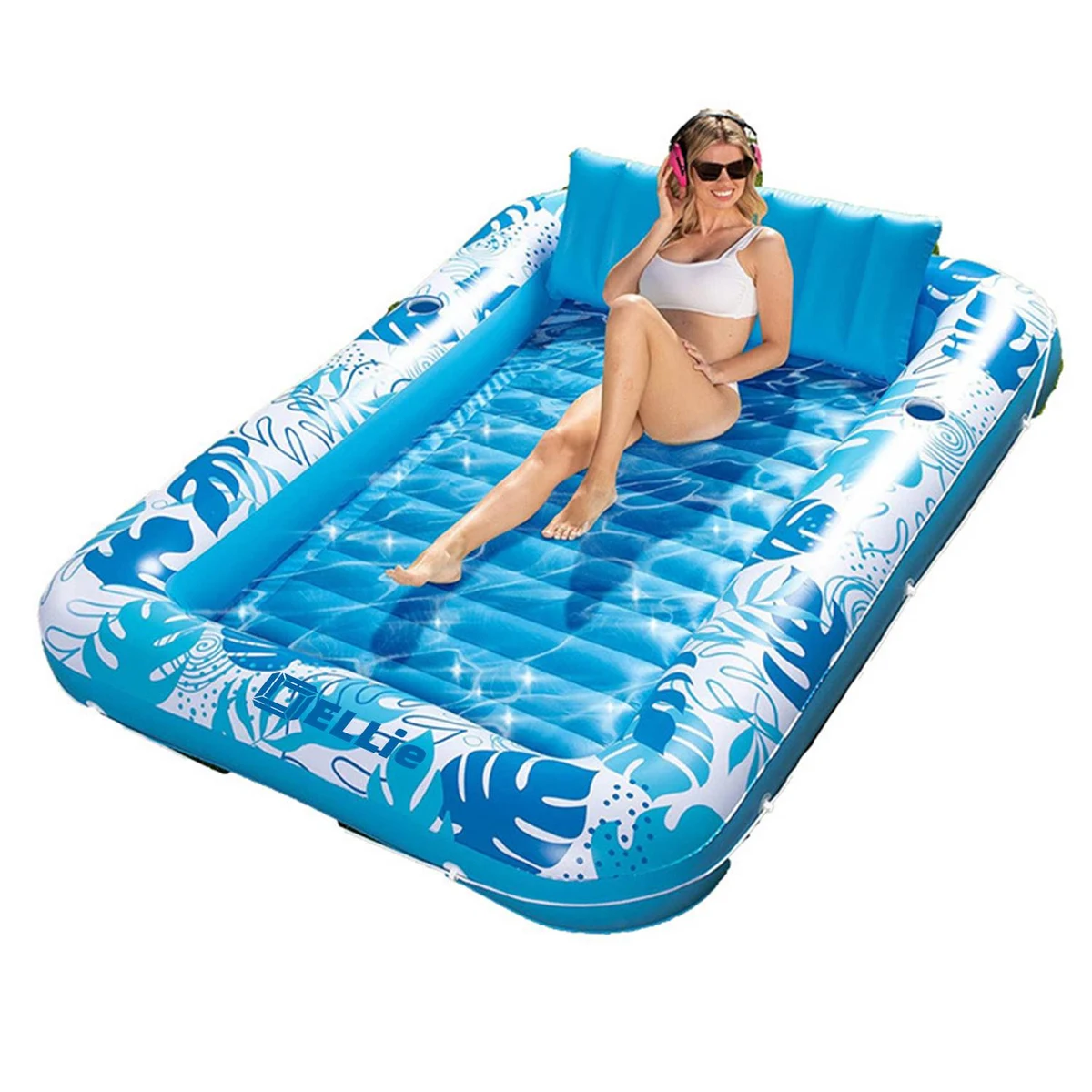 Inflatable Tanning Pool Lounger Float 1