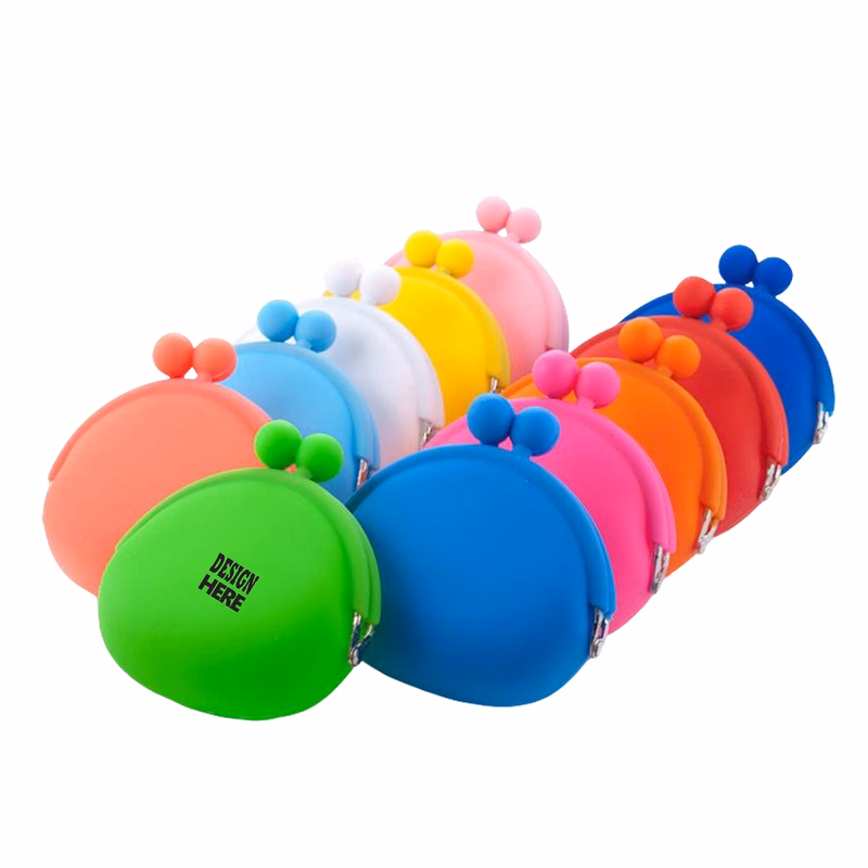 Cute Candy Silicone Coin Purse Fashion Waterproof Earphone Bag