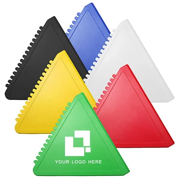 Plastic Triangle Shaped Ice Scraper 1